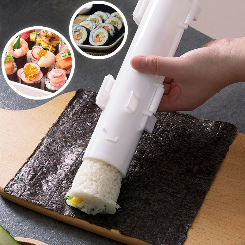 Sushi Bazooka blasts out sushi rolls with plunger power - CNET